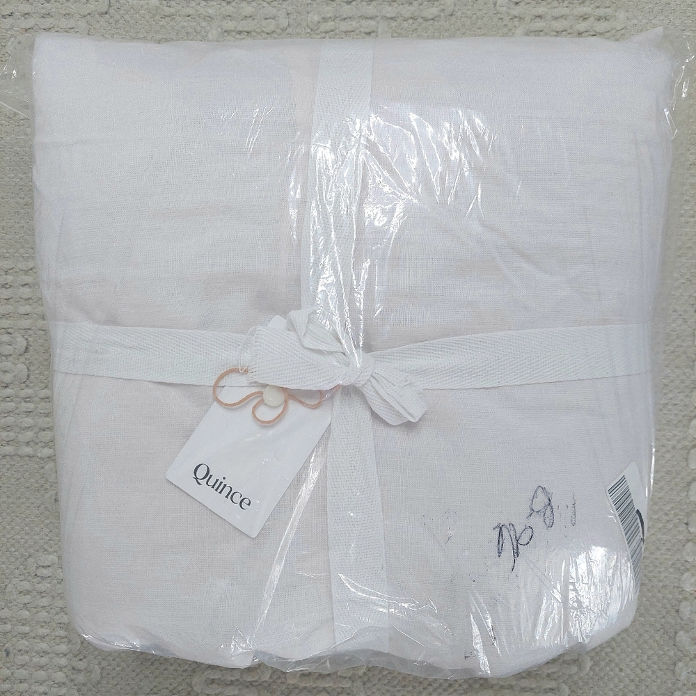 NWT! Quince Blackout Linen Vintage Blush Curtains Set Of 2! 48"x 96" (C111) - Picture 10 of 10
